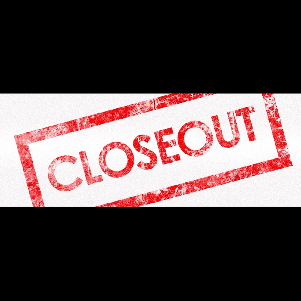 Entire closet on sale. Closing doors.